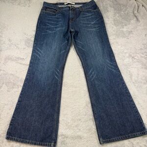 Express Riot Siren Jeans Women's Size 14R Blue Denim Bootcut Flared